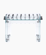 luxury crystal trasparent foosball table