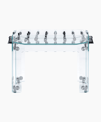 luxury crystal trasparent foosball table