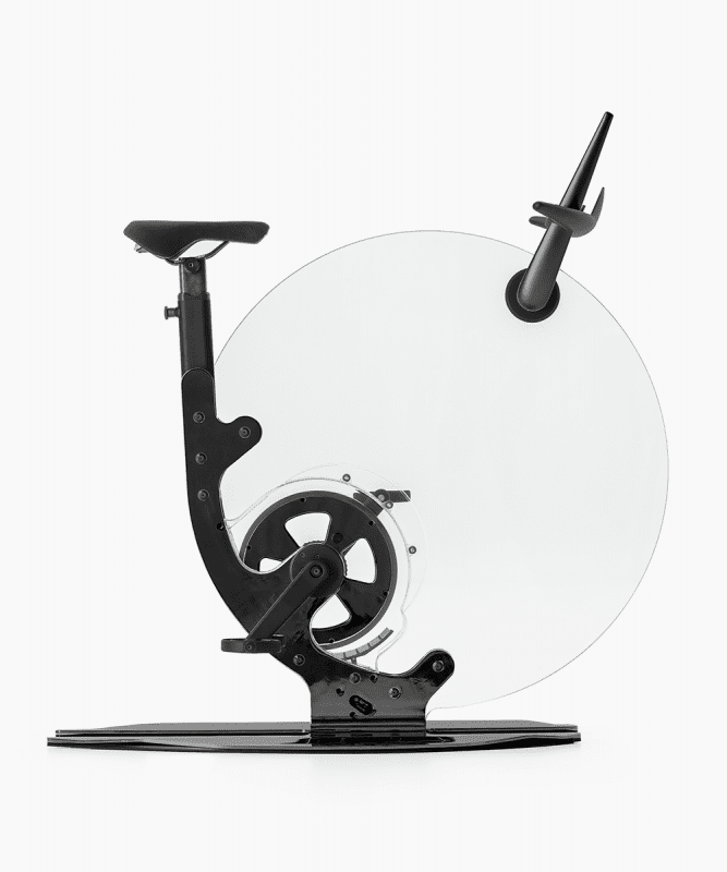 luxury black exercise bike