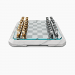 luxury white chessboard