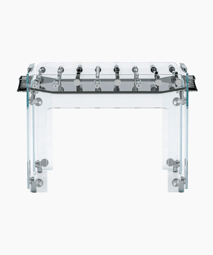 luxury crystal black foosball table