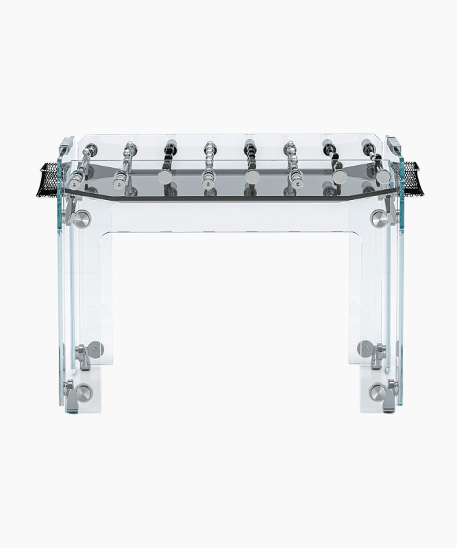 luxury crystal black foosball table