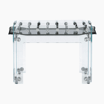 luxury crystal black foosball table