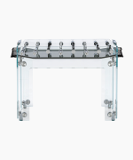 luxury crystal black foosball table