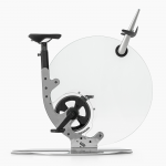 luxury chrome exercise bike