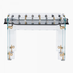 luxury gold foosball table