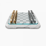 luxury white chessboard