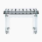 luxury crystal black foosball table